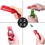 Bottle opener catapult