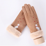 Warm Smartphone Compatible Gloves