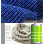 Warm Knitted Scarf with Bluetooth