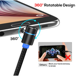 Magnetic Micro USB Cable wih LED Light