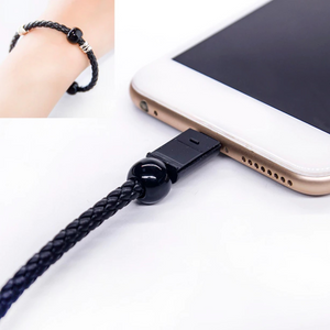 Fast Charging Data Cable Doubles as Bracelet