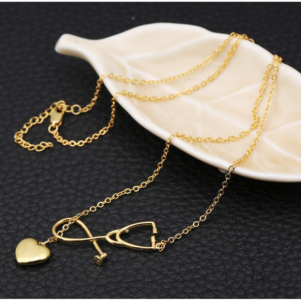 New Heart Shape Medical Professional Necklace