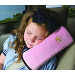 Kids' Car Seat Belt Shoulder Support and Headrest Safety Cushion