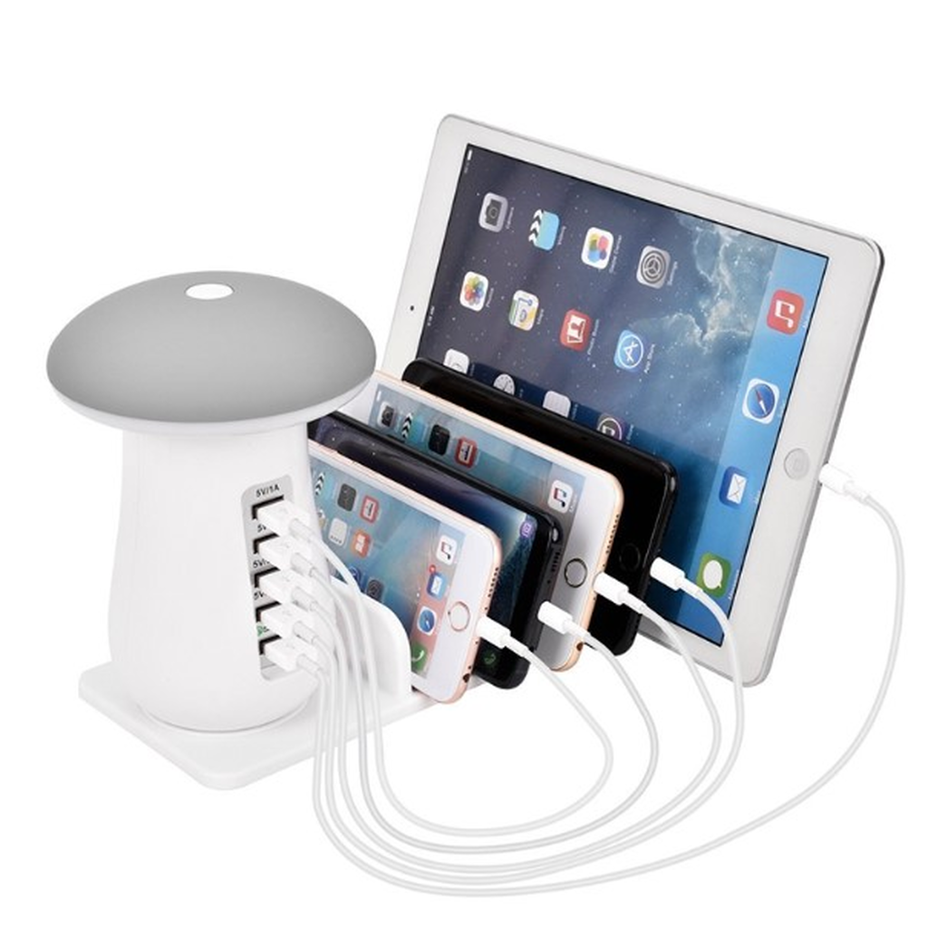 USB charging dock and light