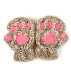 Cat Fingerless Gloves