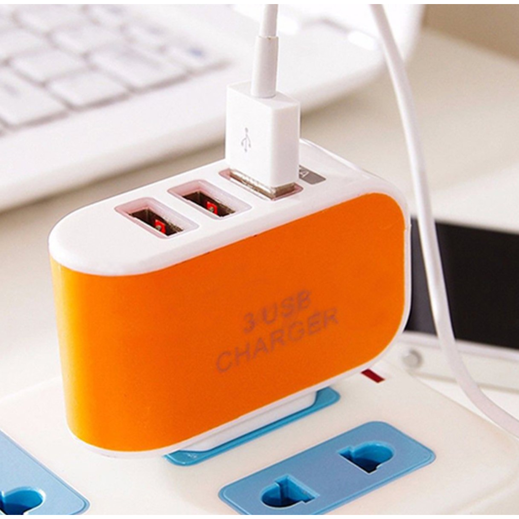 Triple USB Port Travel Plug