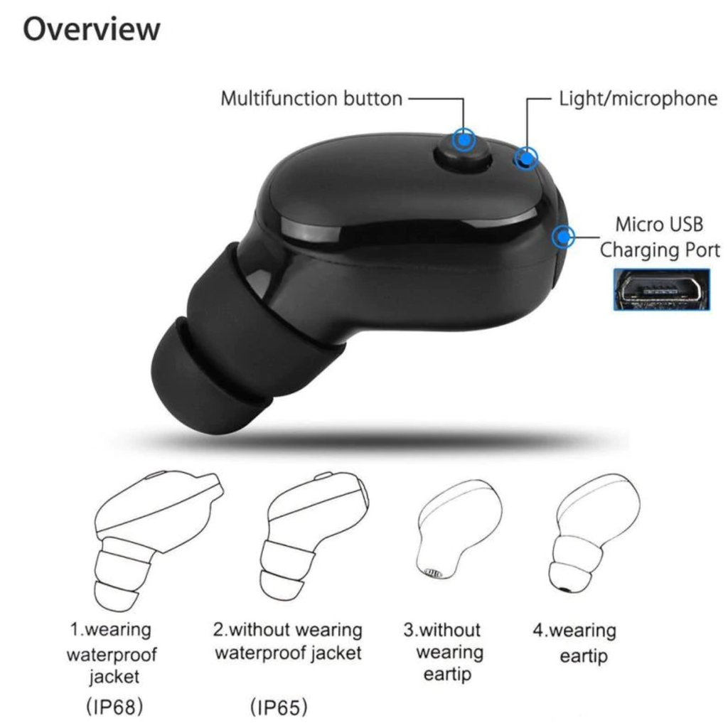 Wireless Bluetooth Earbud 4.1 Stereo Headset