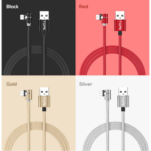 Magnetic Micro USB Cable wih LED Light