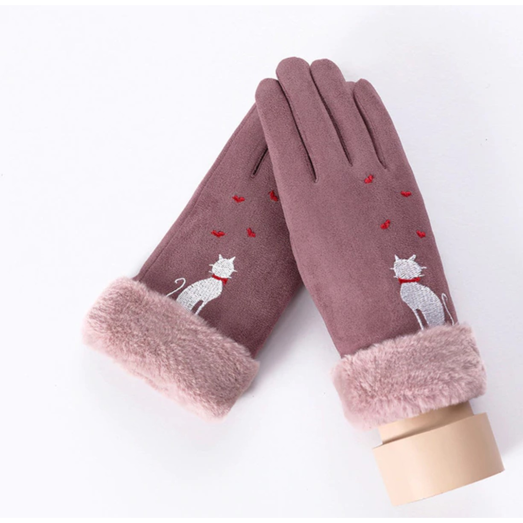 Warm Smartphone Compatible Gloves