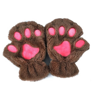 Cat Fingerless Gloves