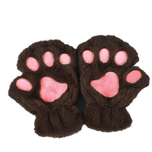 Cat Fingerless Gloves