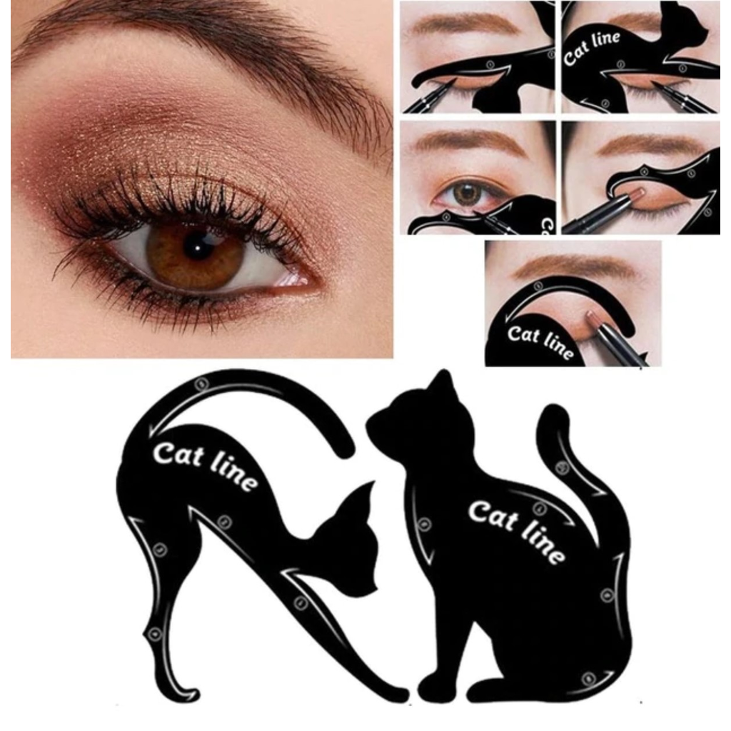 4pcs Cat Eye Line/Scale for Perfect Smokey Eyes