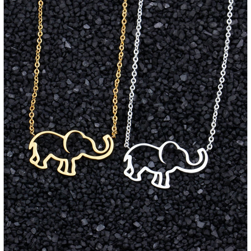 Elephant Pendant and Chain