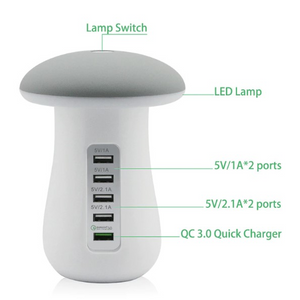 USB charging dock and light