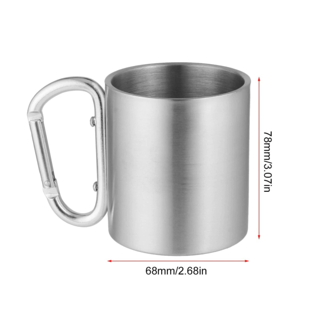 Self Lock Outdoor Steel Mug