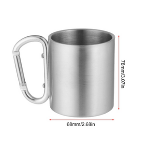 Self Lock Outdoor Steel Mug
