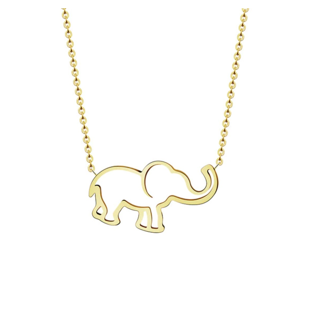 Elephant Pendant and Chain