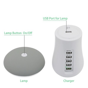 USB charging dock and light