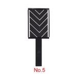 Dual Ended Flower Pattern Magnetic Nail Art Stick