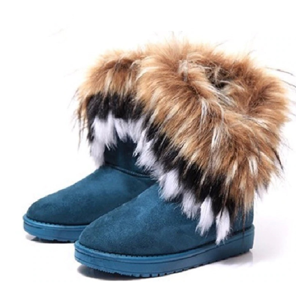 Warm Winter Womens Fur Boots