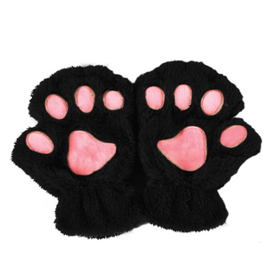 Cat Fingerless Gloves