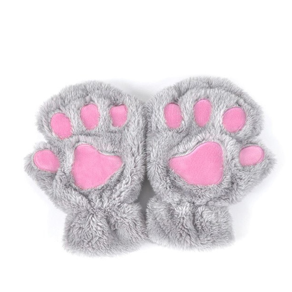 Cat Fingerless Gloves