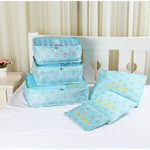 6pce Oxford Cloth Suitcase Packing Cube Organizer