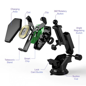 Car Mount Wireless Charger and Holder