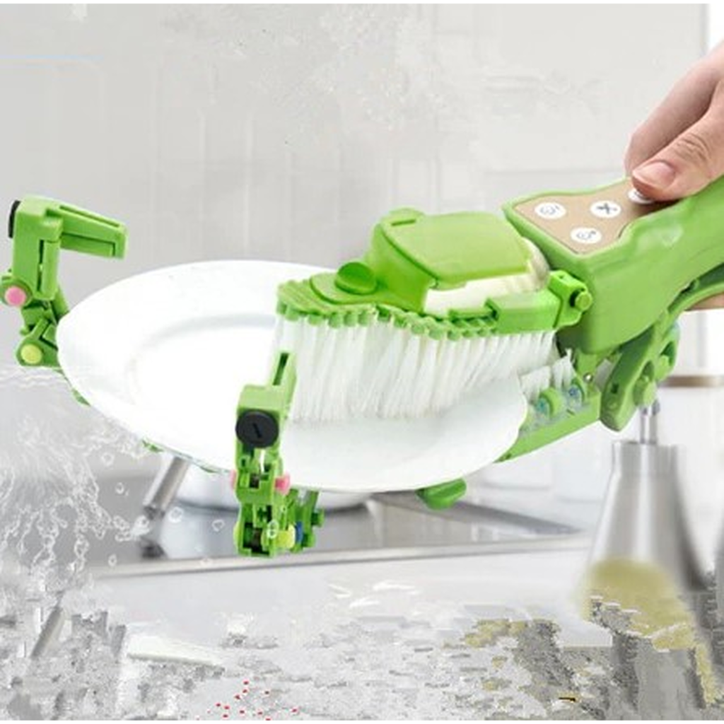 Automatic Dish Brush Scrubber