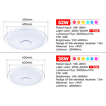 RGB Dimmable App Controled Bluetooth Music Light 