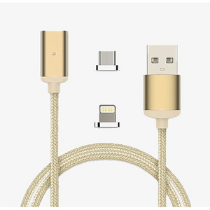 2.4A High Speed Charging Magnetic Cable for iPhone & Android Devices (USA)