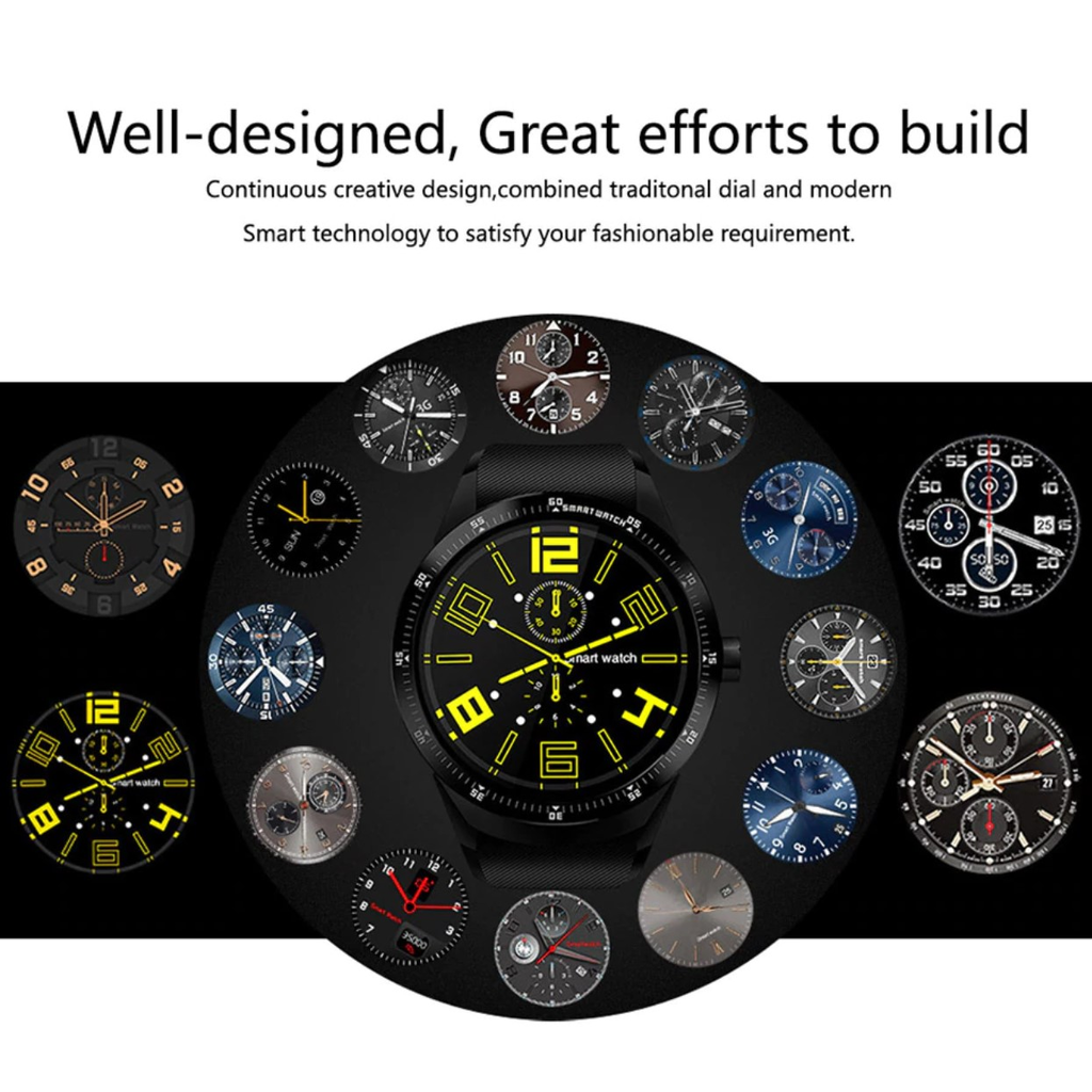 Wifi Enabled 1.2GHz Dual Core 4G Fitness Tracking Smart Watch