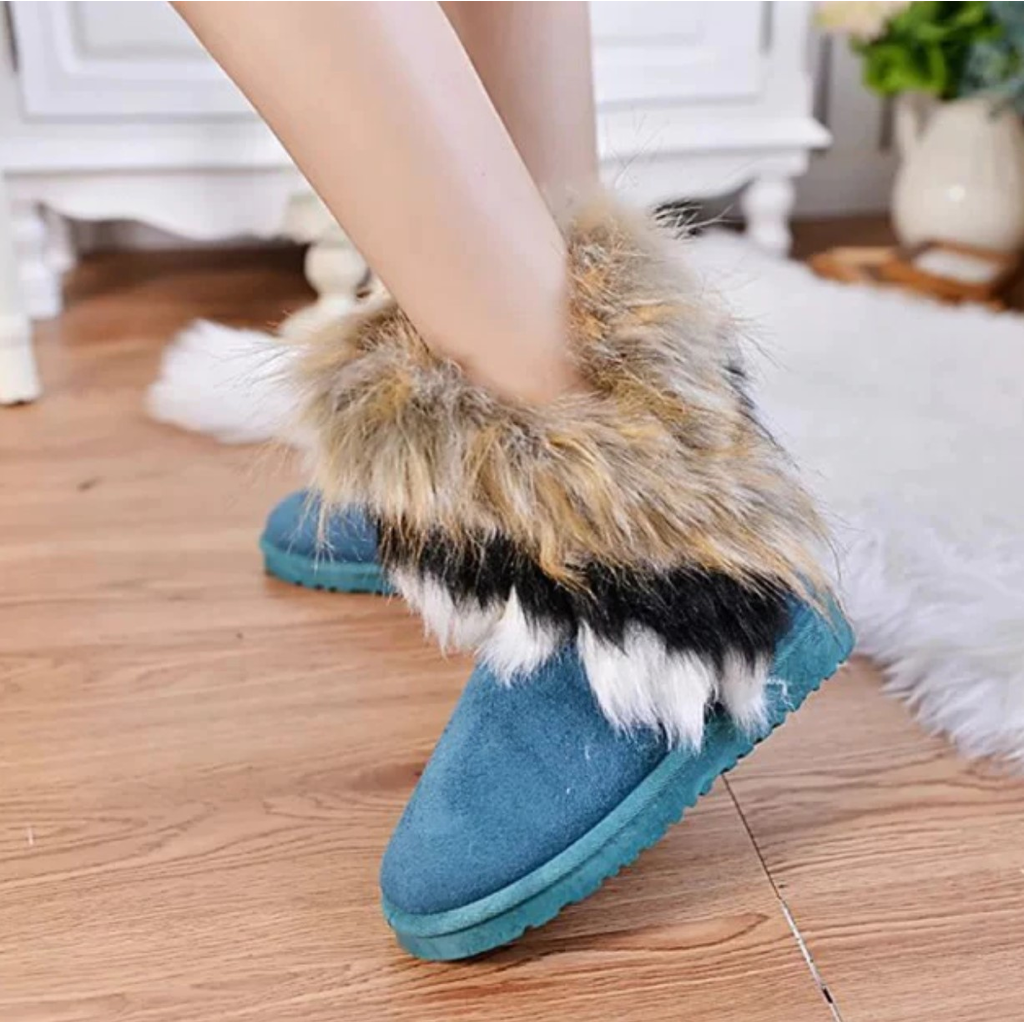 Warm Winter Womens Fur Boots