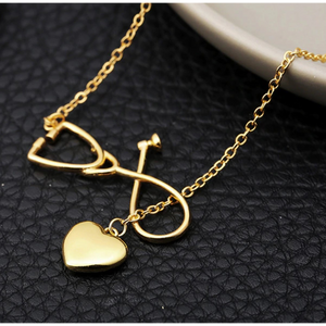 New Heart Shape Medical Professional Necklace