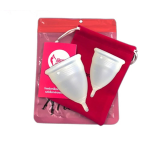 Menstrual Cup x 2 (Small and Large)