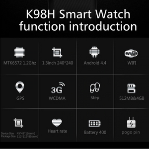 Wifi Enabled 1.2GHz Dual Core 4G Fitness Tracking Smart Watch