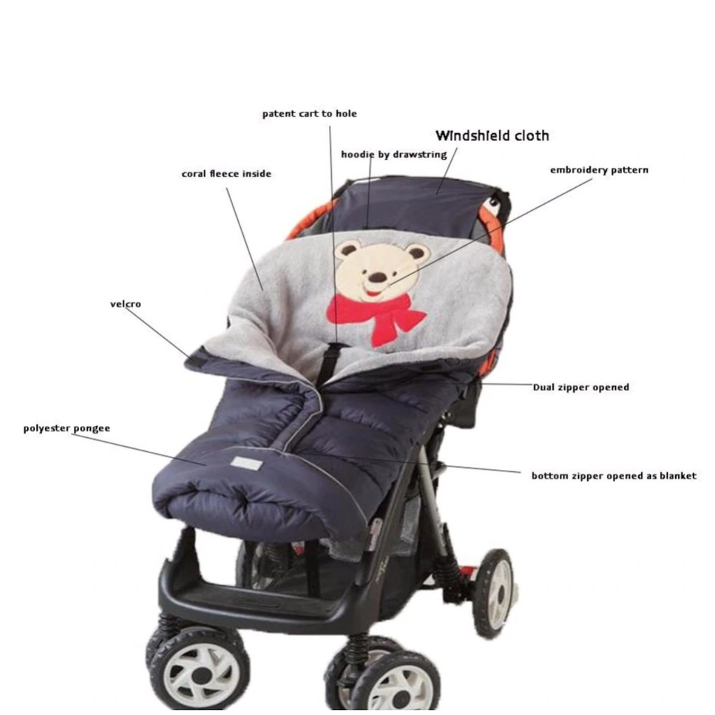 Baby stroller sleeping bag