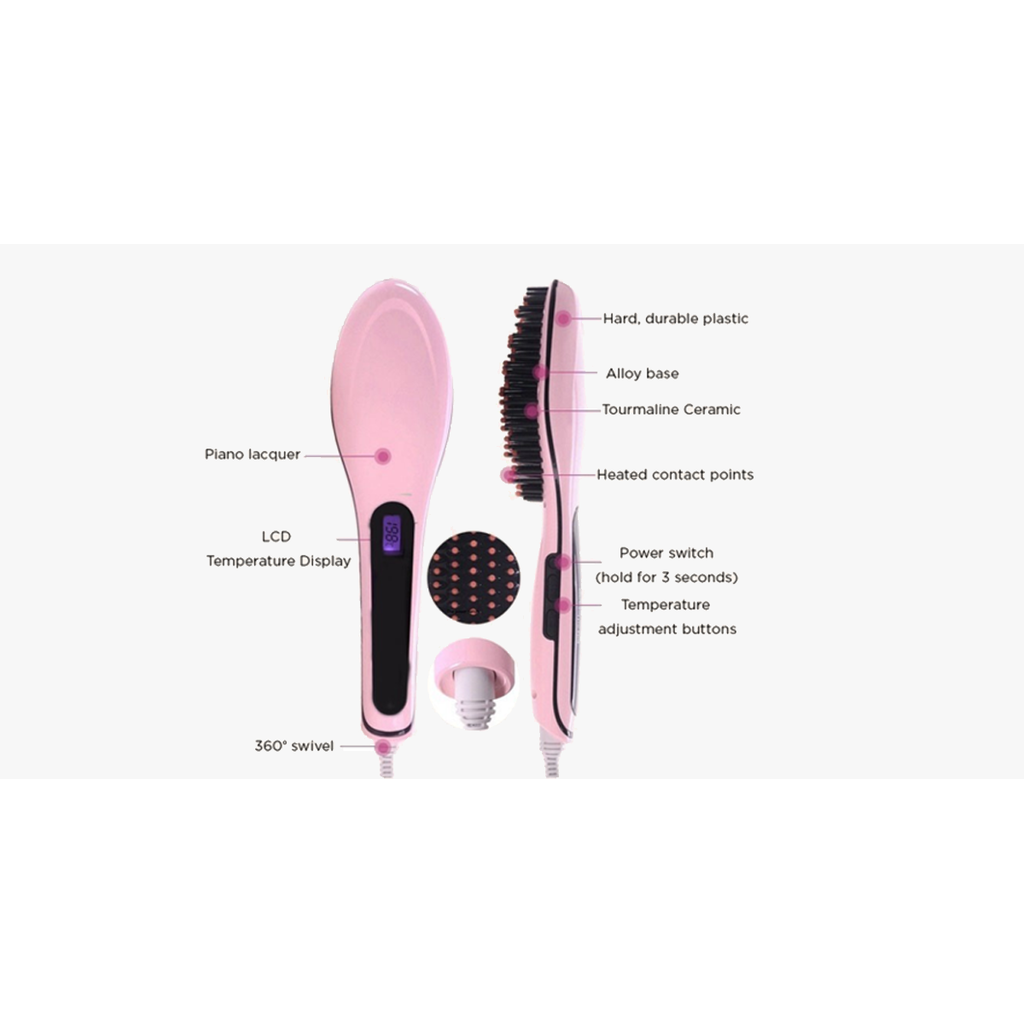 Ceramic Hair Straightening Brush (USA)