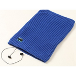 Warm Knitted Scarf with Bluetooth