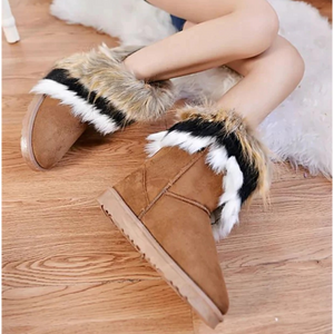 Warm Winter Womens Fur Boots