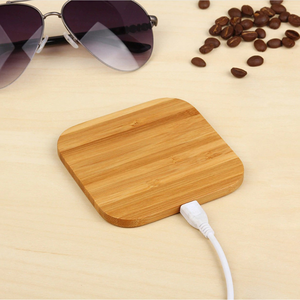 Wooden Texture Wireless Charging Pad